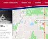 Screenshot of a Florida 250 page showing Marion – Home of Silver Springs with a vintage photo on the left and a map with a marker on the right,